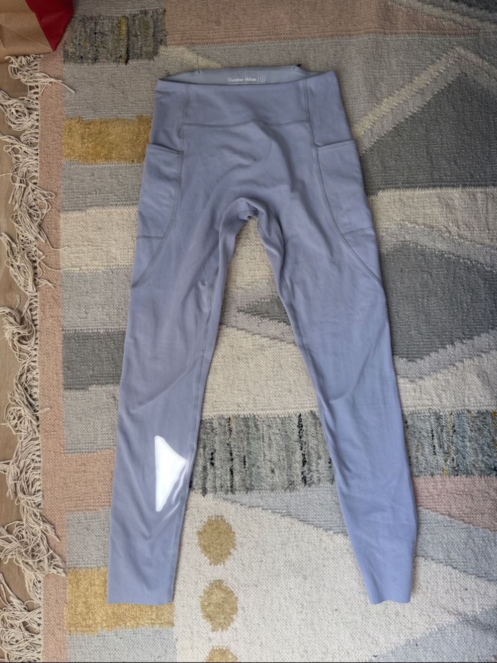 Outdoor Voices Lilac High-Waist Pocket Leggings